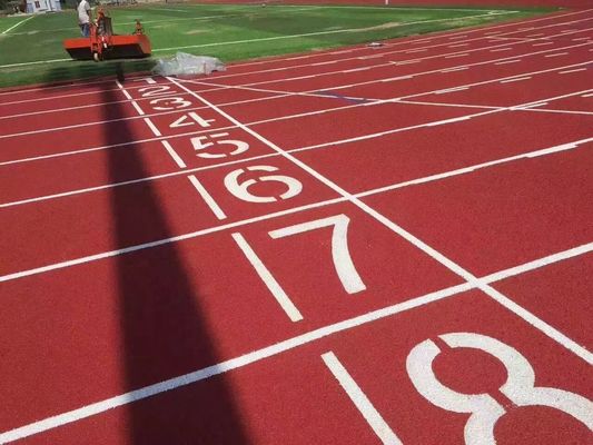400 मीटर पारगम्य रबर ट्रैक आउटडोर रनिंग रेस