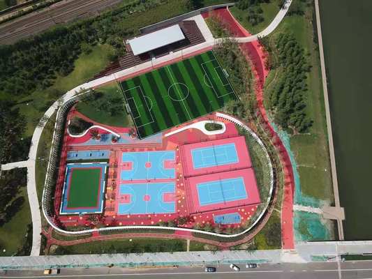 सिंथेटिक फुटबॉल टर्फ के लिए उच्च प्रदर्शन टीपीई इन्फिल ग्रेन्यूल्स - गंधहीन और कोई दाग नहीं, खेल के मैदान के लिए आदर्श