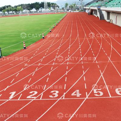 गर्म बिक्री पर्यावरण के अनुकूल टिकाऊ और हरे रंग के व्यायाम क्षेत्रों के लिए पारगम्य रनिंग ट्रैक