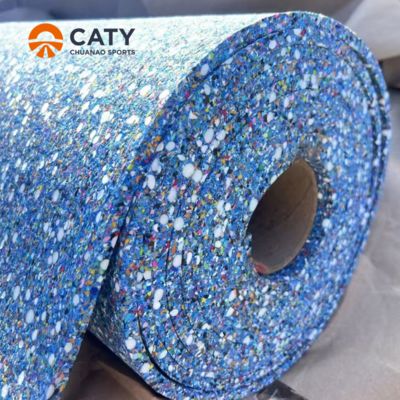 आईएएएफ प्रमाणित निर्बाध अर्ध-पूर्वनिर्मित रनिंग ट्रैक, सभी मौसम स्थायित्व के साथ पेशेवर स्थापना