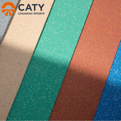 वाणिज्यिक फर्श के लिए 10 मिमी मोटी रबर रोल के साथ पर्यावरण के अनुकूल 70% ईपीडीएम और 30% एसबीआर ग्रेन्युल