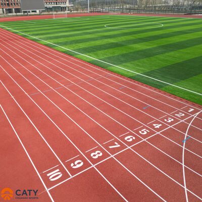 टिकाऊ और लागत प्रभावी हाइब्रिड स्पोर्ट्स सरफेस, स्कूलों और स्पोर्ट्स सेंटर के लिए पीयू बाइंडर के साथ संयुक्त ईपीडीएम ग्रेन्युल