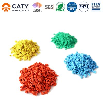 उच्च-कर्षण EPDM फिटनेस ट्रेल ग्रेन्युल बाहरी कल्याण पथों के लिए प्रभाव-अवशोषित, मौसम प्रतिरोधी सतह