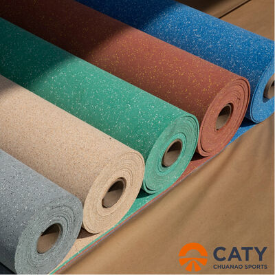 वाणिज्यिक उपयोग के लिए गैर-पर्ची और पहनने के प्रतिरोधी ईपीडीएम रबर रोल, सुरक्षा आश्वासन और शोर अवशोषण