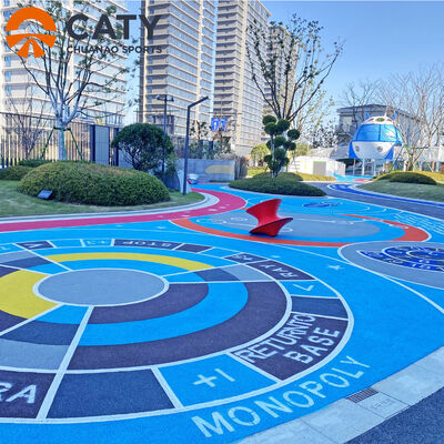 खेल फर्श और सुरक्षा सतहों के लिए ईपीडीएम रबर ग्रेन्युल, यूरोपीय परियोजनाओं के लिए स्थिर गुणवत्ता