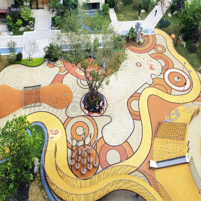 हाई डेंसिटी ईपीडीएम फ्लोरिंग बाइंडर किड्स प्ले एरिया रिक्रिएशनल प्लेग्राउंड रेसट्रैक