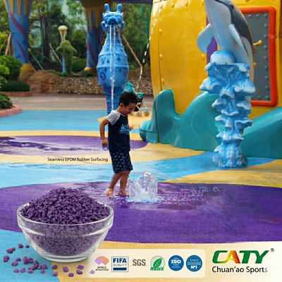 1-3MM 20% गीला डालना ईपीडीएम रबर फर्श निर्बाध सुरक्षा बच्चों के लिए खेल का मैदान पानी पार्क के लिए रबर फर्श बच्चों के खेलने के क्षेत्र