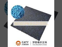 रंगीन प्रीमियम रबर टाइलें, गैर विषैले 30% ईपीडीएम ग्रेन्युल, 70% एसबीआर ग्रेन्युल के साथ मिश्रित